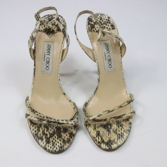 Jimmy Choo Shoes - Jimmy Choo Snake Skin Heels Q13